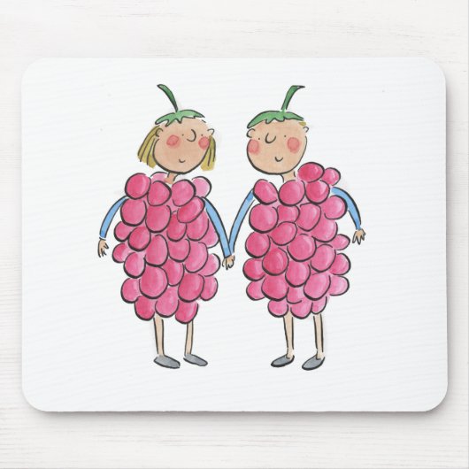 Himbeeren Mousepad (Vorne)