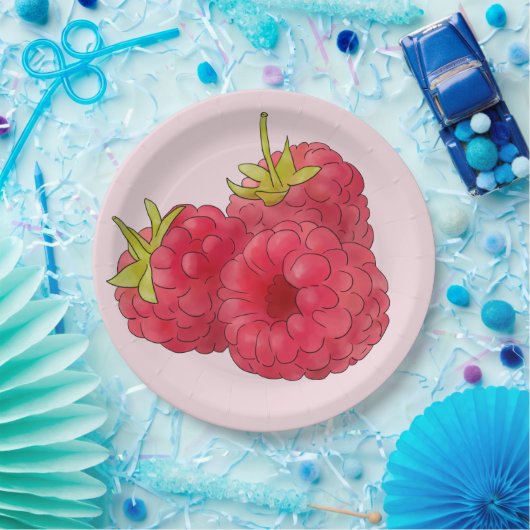 Himbeeren Pappteller (Party)
