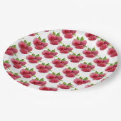 Himbeeren Pappteller (Schrägansicht)