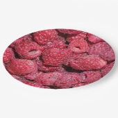 Himbeeren Pappteller (Schrägansicht)