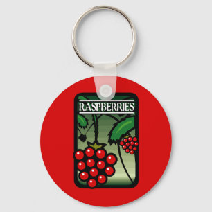 Himbeeren Schlüsselanhänger