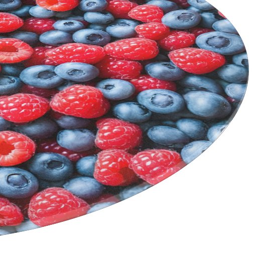 Himbeeren Schneidebrett (Ecke)