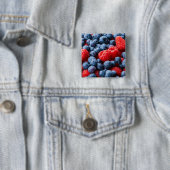 Himbeeren und Blaubeeren Button (Beispiel)