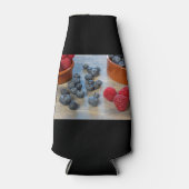 Himbeeren und Blaubeeren Flaschenkühler (Vorderseite)