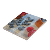 Himbeeren und Blaubeeren Fliese (Seite)