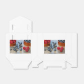 Himbeeren und Blaubeeren Geschenkschachtel (Ungefaltet)