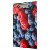 Himbeeren und Blaubeeren Klemmbrett (Links)