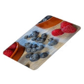 Himbeeren und Blaubeeren Magnet (Linke Seite)