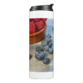 Himbeeren und Blaubeeren Thermosbecher (Nach links gedreht)