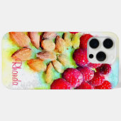 Himbeeren und Mandeln Case-Mate iPhone Hülle (Rückseite (Horizontal))