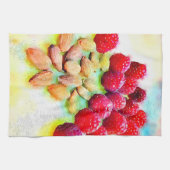 Himbeeren und Mandeln Handtuch (Horizontal)