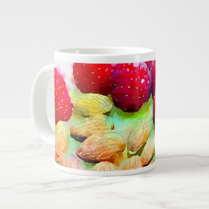 Himbeeren und Mandeln Jumbo-Tasse