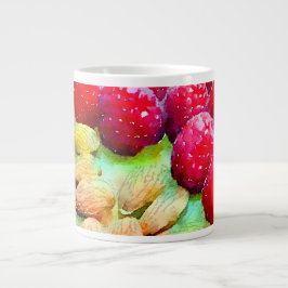 Himbeeren und Mandeln Jumbo-Tasse