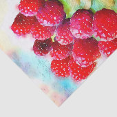 Himbeeren und Mandeln Seidenpapier (Ausschnitt)