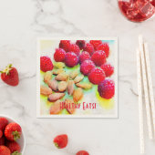 Himbeeren und Mandeln Serviette (Beispiel)