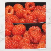 Himbeeren Weinetikett (Einzelnes Label)