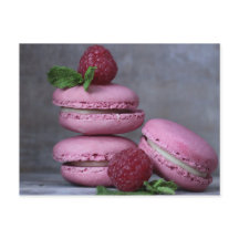 HimbeerenMacarons rosa französisches