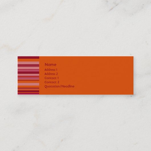 HimbeerFizz • Visitenkarte (Vorderseite)