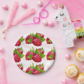 Himbeerfrucht Pappteller (Party)