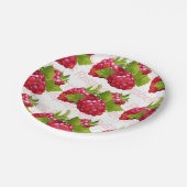 Himbeerfrucht Pappteller (Schrägansicht)