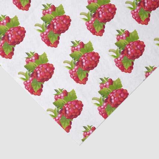 Himbeerfrüchte Seidenpapier (Ausschnitt)