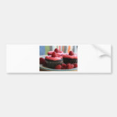 Himbeerkleine kuchen autoaufkleber (Vorne)