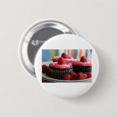 Himbeerkleine kuchen button (Vorne & Hinten)