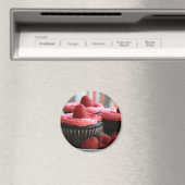 Himbeerkleine kuchen magnet (In Situ (Geschirrspüler))