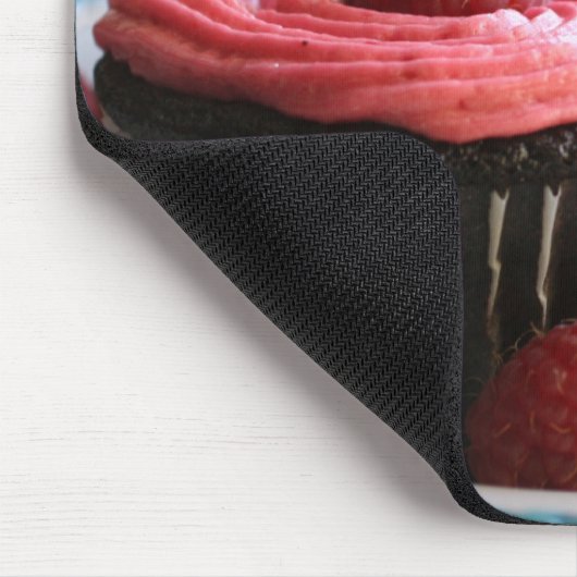 Himbeerkleine kuchen mousepad (Ecke)