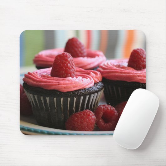 Himbeerkleine kuchen mousepad (Mit Mouse)