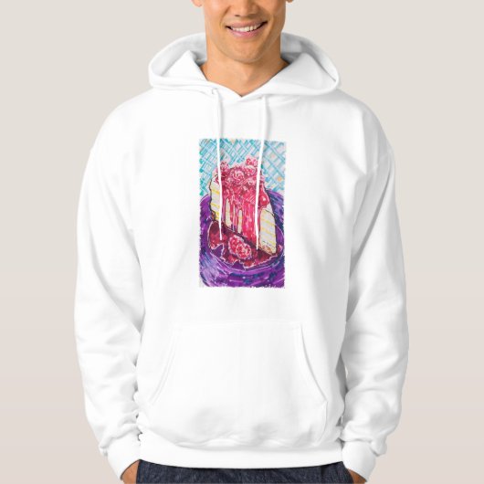 Himbeerkuchen Hoodie (Vorderseite)