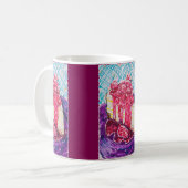 Himbeerkuchen Kaffeetasse (Vorderseite Links)