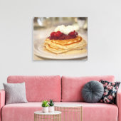 Himbeerkuchen Leinwanddruck (Insitu (Wohnzimmer))
