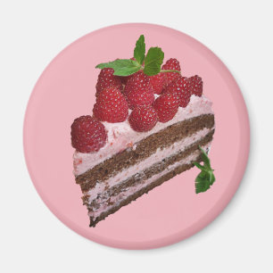 Himbeerkuchen Magnet