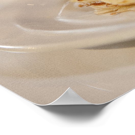 Himbeerkuchen Poster (Ecke)