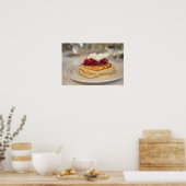 Himbeerkuchen Poster (Küche)