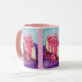 Himbeerkuchen Tasse (Vorderseite Links)