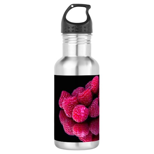 Himbeerleben Edelstahlflasche (Vorderseite)