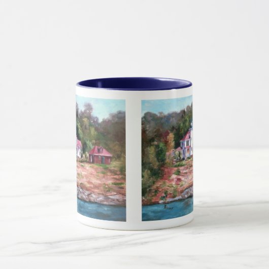 Himbeerleuchtturm-Tasse II Tasse (Zentrum)