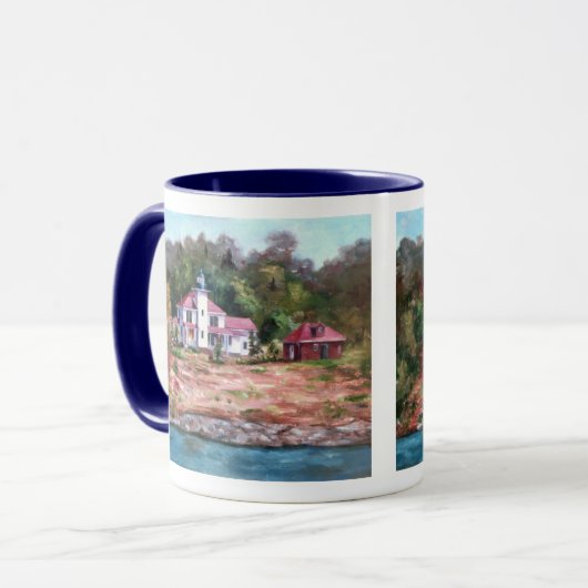 Himbeerleuchtturm-Tasse II Tasse (Vorderseite Links)