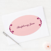 Himbeermarmelade bewahrt Etikett und Aufkleber auf (Umschlag)