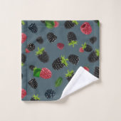 Himbeermuster 2 badhandtuch set (Waschlappen)