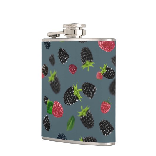 Himbeermuster 2 flachmann (Links)