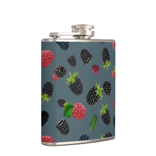 Himbeermuster 2 flachmann (Rechts)