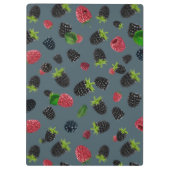 Himbeermuster 2 klemmbrett (Rückseite)