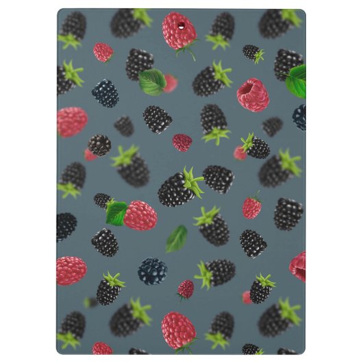 Himbeermuster 2 klemmbrett (Rückseite)