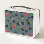 Himbeermuster 2 metall brotdose (Rückseite)