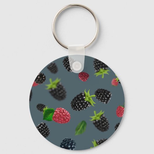 Himbeermuster 2 schlüsselanhänger (Vorderseite)