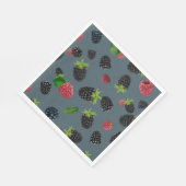 Himbeermuster 2 serviette (Ecke)