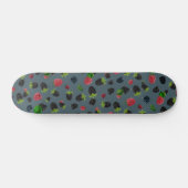 Himbeermuster 2 skateboard (Horizontal)